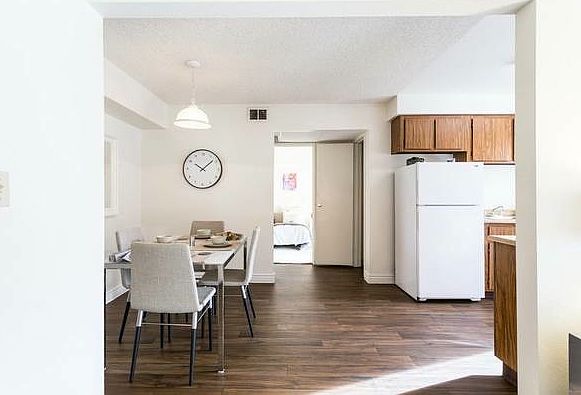 View of Kitchen and Dining Room