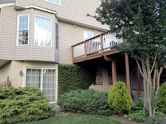 Left rear of house