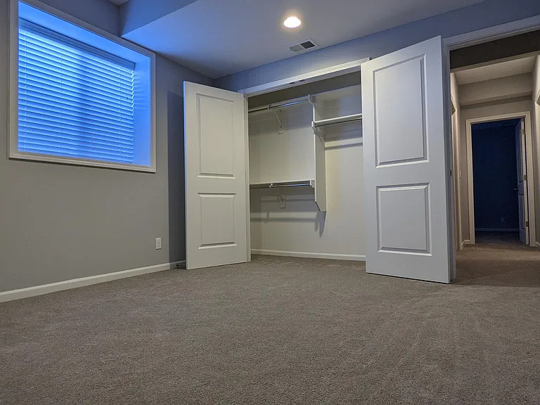 Basement bedroom
