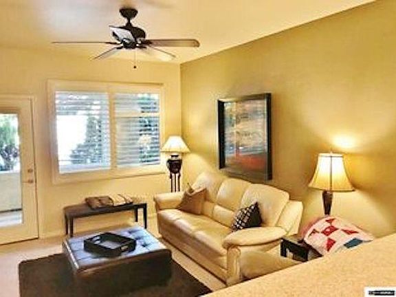 Living room and exterior patio