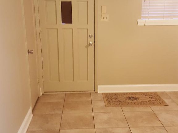 Front door into the living room