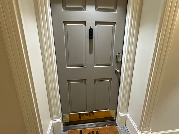 Entrance to the unit