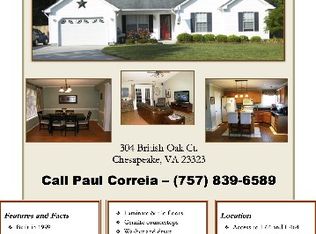 304 British Oak Ct, Chesapeake, VA 23323