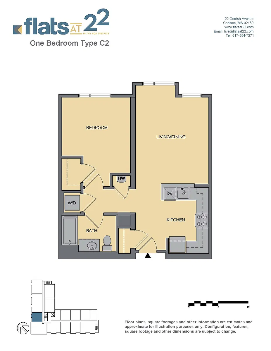 Floor plan One Bedroom