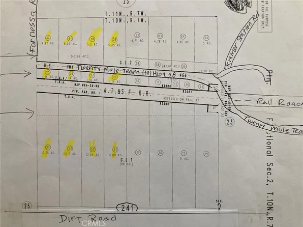 0 Us Highway 58/twenty Mule Tear Rd Lot 1, Boron, CA 93516