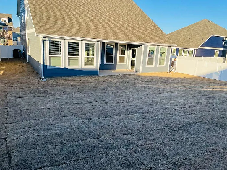 backside view with big backyard for Privacy with Covered Porch
