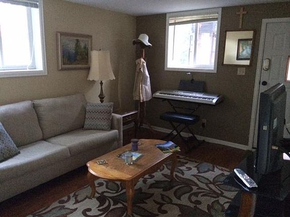 Living Room faces East and South. Large windows with great light