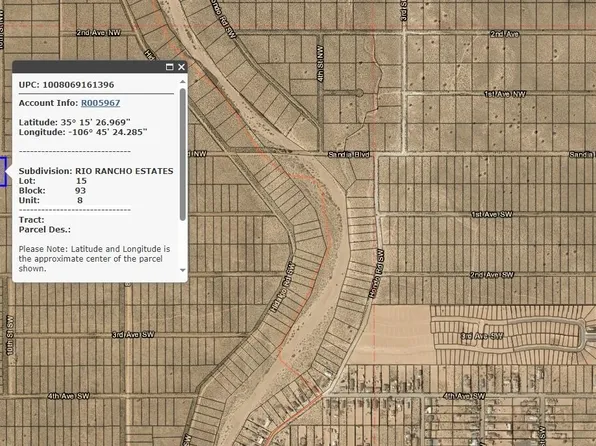 Sandia Blvd SW, Rio Rancho, NM 87124