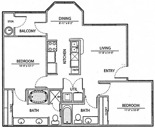 Floor plan B1