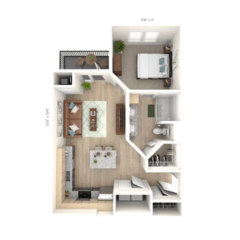 Floor plan Bluebell