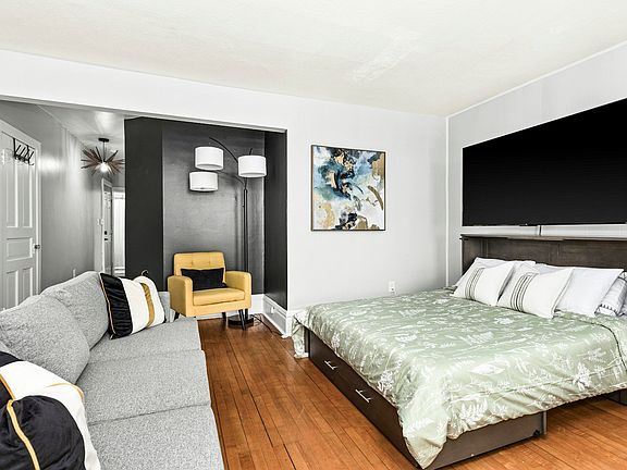 Entertainment Stand is a Murphy Bed!