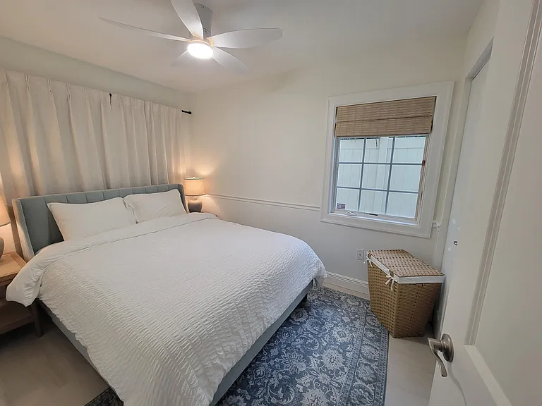Bedroom with queen bed