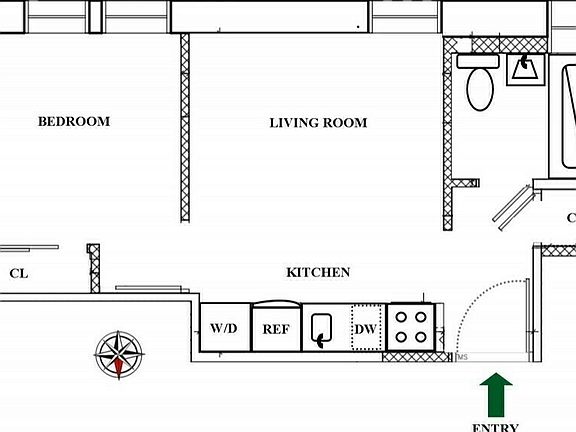 2nd image of 47 E 7th St APT A4