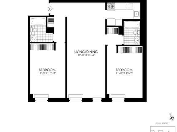 2nd image of 410 W 53rd St APT 507