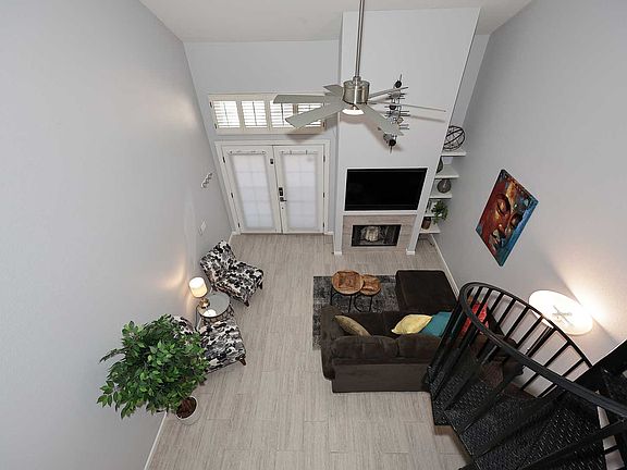 View of Great Room for loft