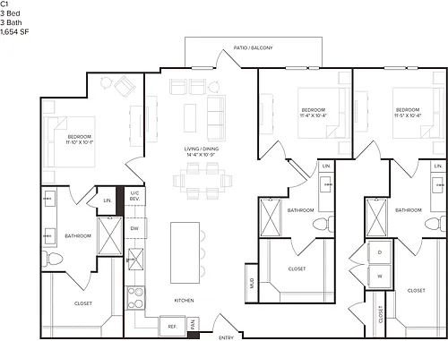 Floor plan C1