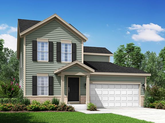 Fenway floorplan with Williamsburg elevation available at Sussex Preserve by William Ryan Homes Milw