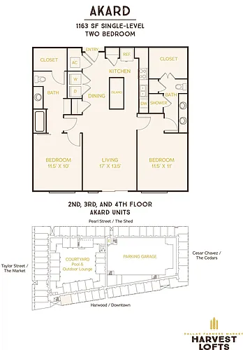 Floor plan Akard (B2A)