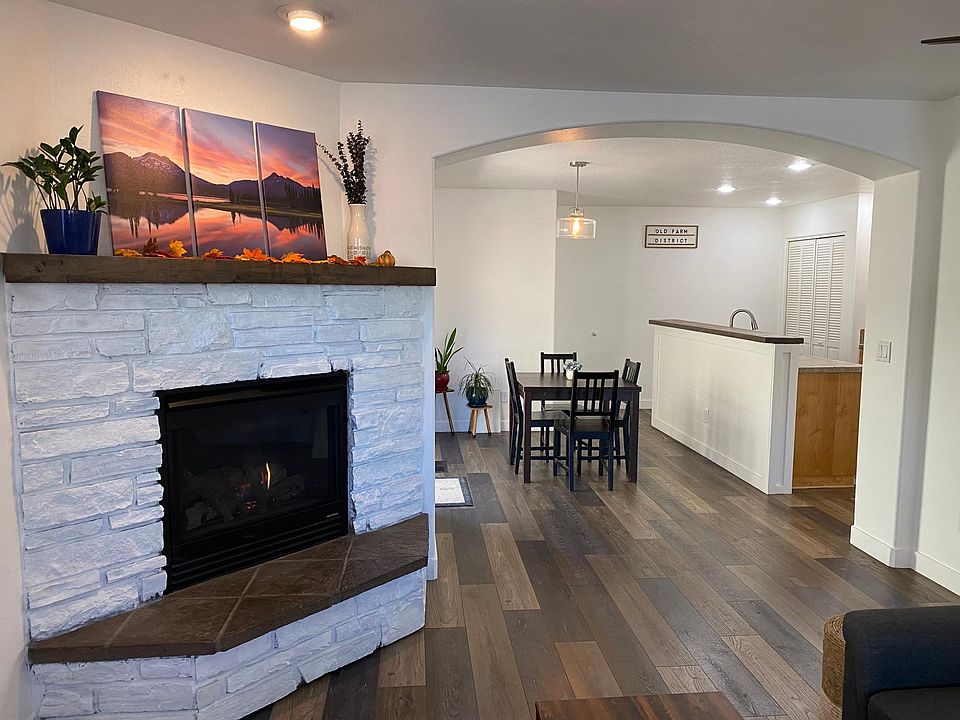 Cozy fireplace