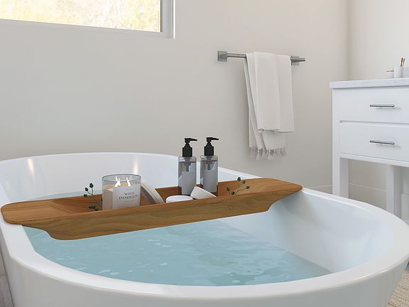 Primary bath freestanding tub
