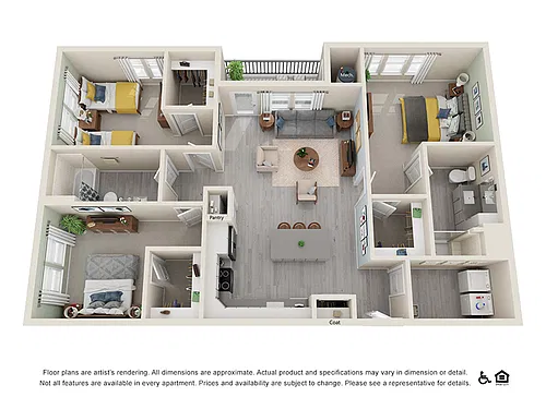 Floor plan 3X2-1352