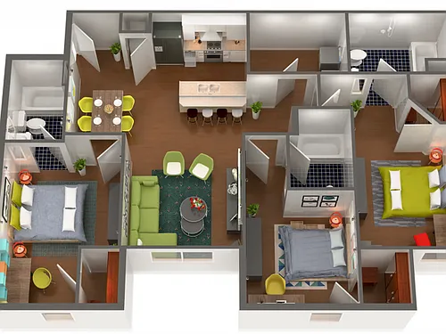 Floor plan 3X3