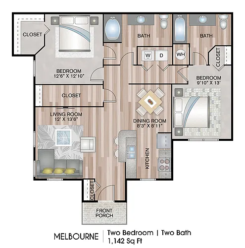 Floor plan MELBOURNE