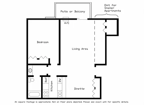 Floor plan 1R