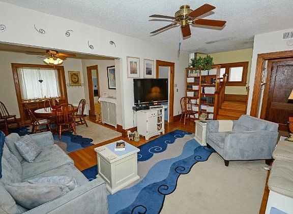 CEILING FANS WERE ADDED TO ALMOST EVERY ROOM, PLUS CEILING WERE SCRAPED AND REDONE!