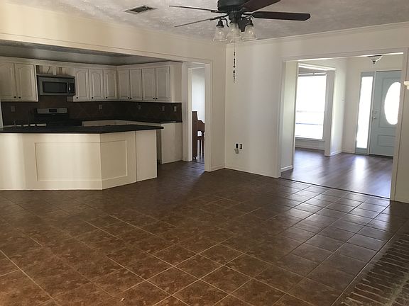 Open kitchen and den