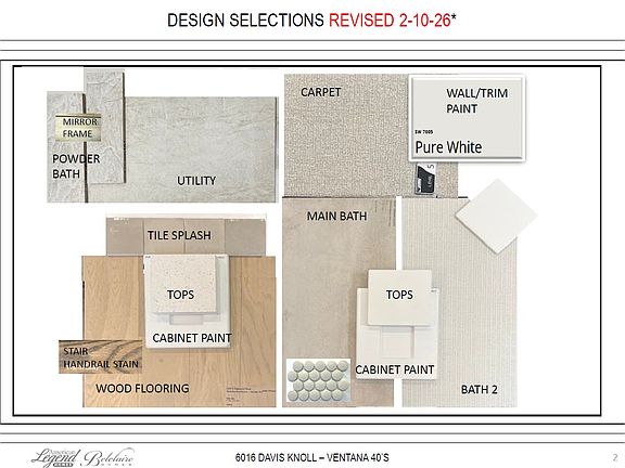 Representative photo of design selections for 6016 Davis Knoll