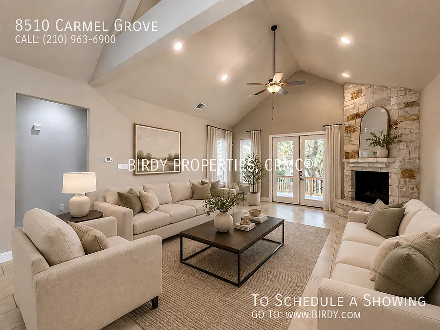 "Charming 4-Bed Oasis with Granite Touches & Cozy Fireplace in Boerne, TX!" — Photo 3