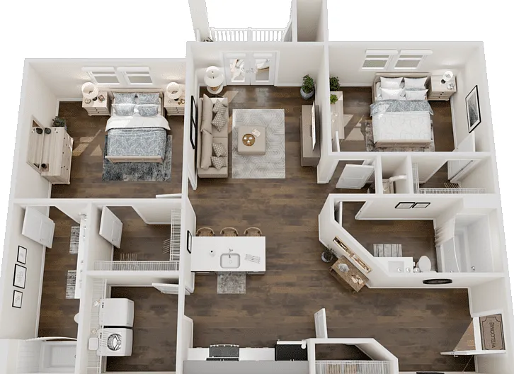 Bradley II Floorplan Diagram