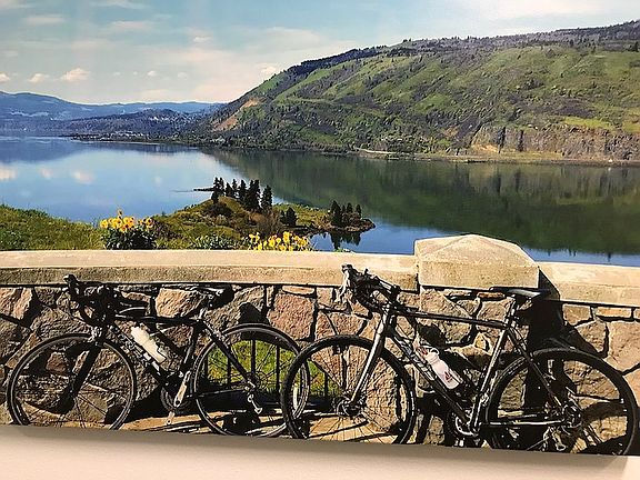 View of Studio site from Oregon across the Columbia River some of the best wind surfacing in the world