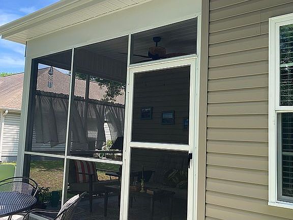 Screened porch
