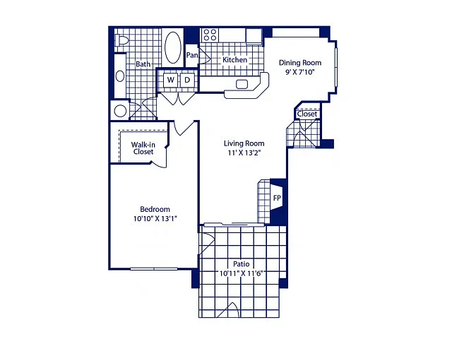 Floor plan 1A Sophisticated