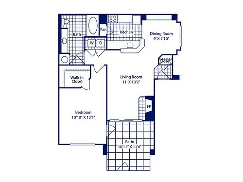Floor plan 1A Sophisticated