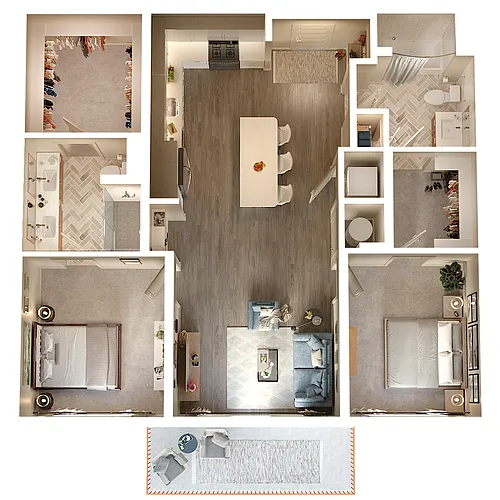 Floor plan B2A