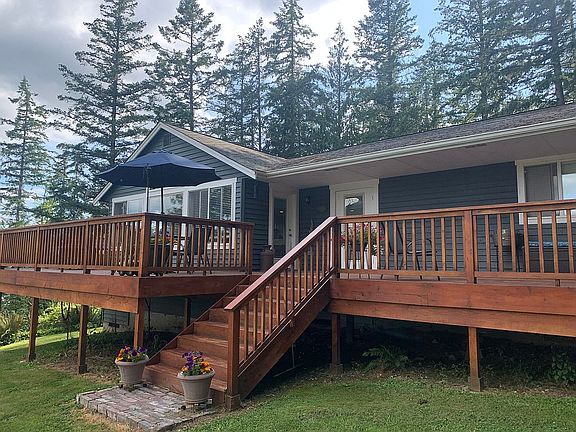Lake side of house