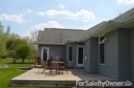 Patio and Deck
						:
						Patio was built with footings to support a 3 season room