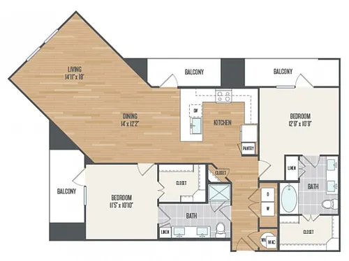 Floor plan C6b