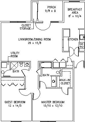 open concept floor plan