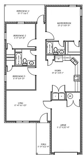 Floor plan Redwood
