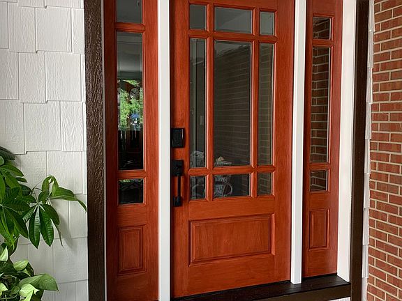 Your private stairs and keyless-lock door are right inside this beautiful entry.