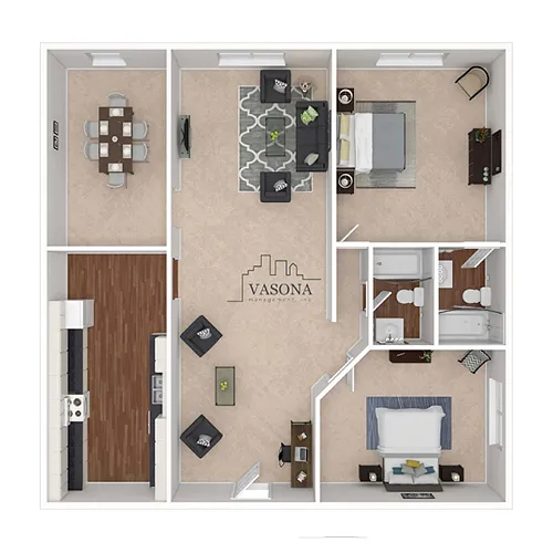 Floor plan SMG 2x2