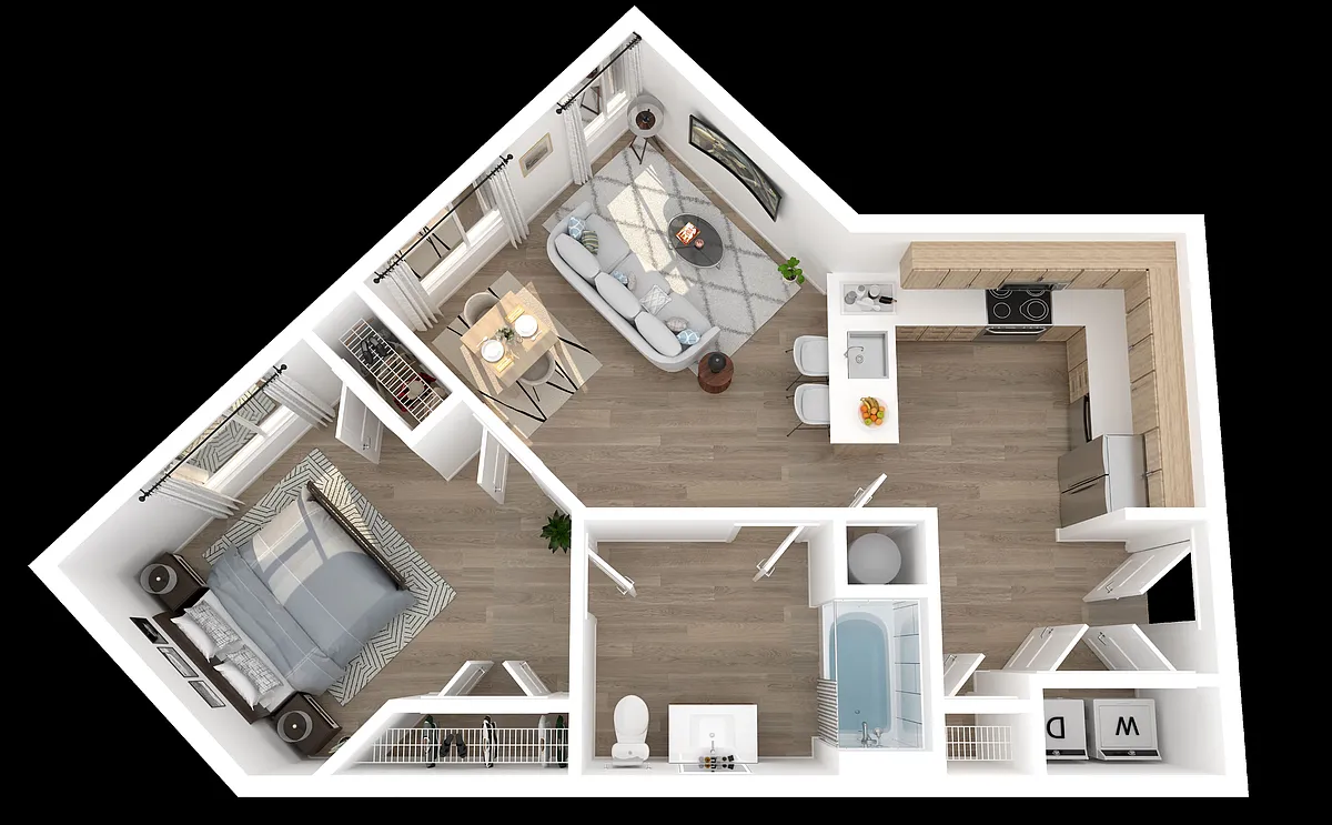 Floor plan 1C