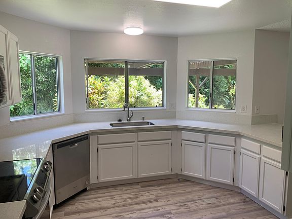 Kitchen with new stainless steel appliances