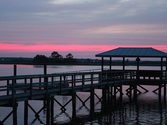 Sunset at the Community Dock