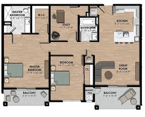Floor plan Layout C