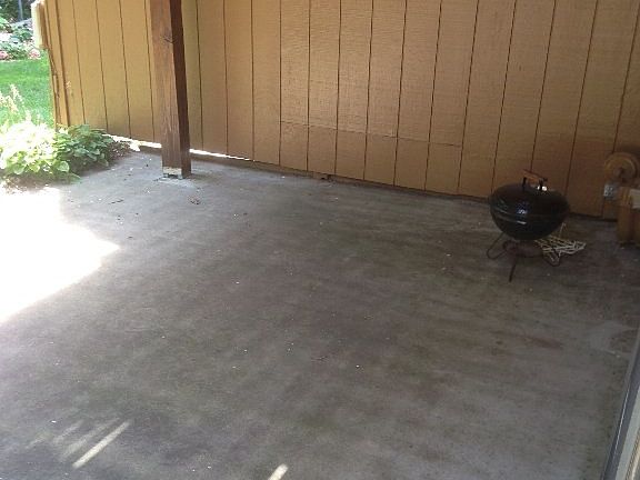 Side View of Lower Patio